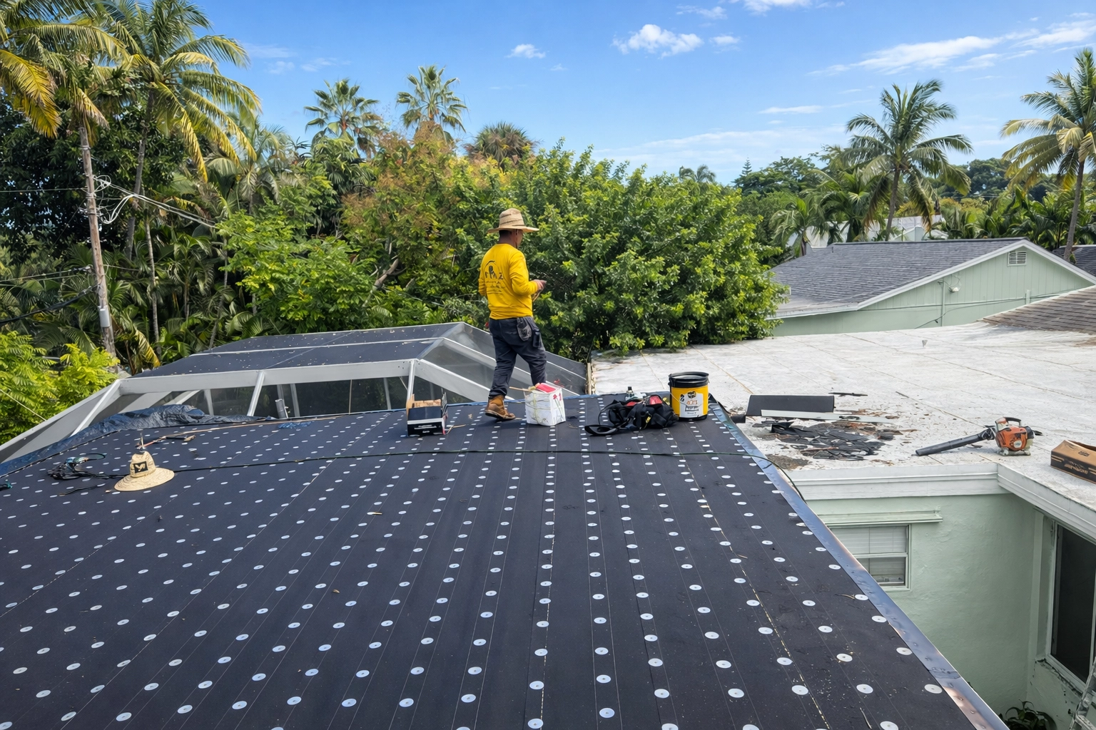 Lionz Roofing team